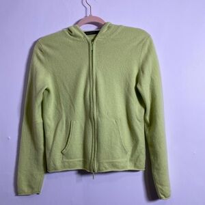 Lord & Taylor Light Green Hoodie